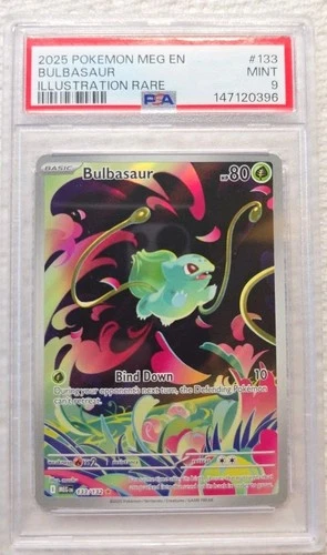 Bulbasaur 133/132 Me01: Mega Evolution Holo PSA 9