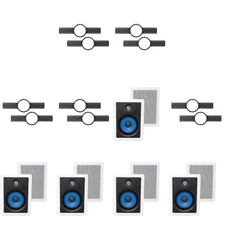5-Legrand MS3651 3000 Series 6.5" In-Wall Speakers (Pair) + INSTALL KIT (PRE ...