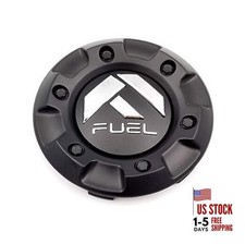 Fuel Matte Black Custom Wheel Center Cap ONE 1 M-447, 1001-58