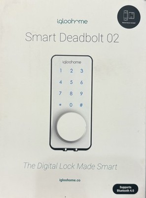 Igloohome Smart Door Lock with PIN Code, Bluetooth & Backup Key - NEW!