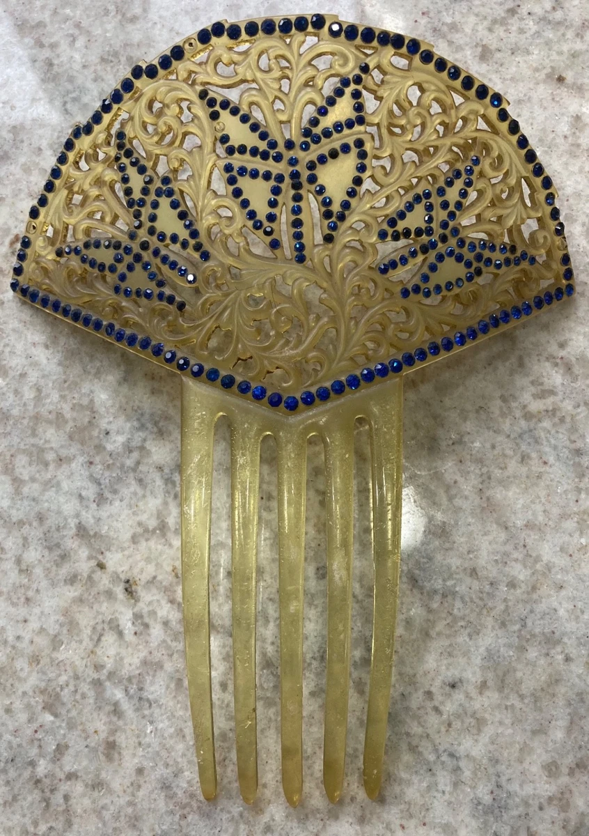 Art Deco Blue Vintage Hair Accessories for sale | eBay display picture 2