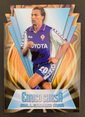 1999-00 Topps Merlin Serie A 2000 Millennium #D2 Enrico Chiesa Fiorentina card