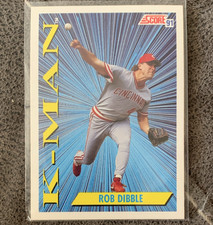 1991 Score K-MAN Rob Dibble #407 Cincinnati Reds Base Set Baseball Card