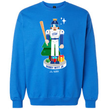 Official In The Clutch Bobby Witt Jr. MLBPA Nutcracker Christmas Baseball Tee