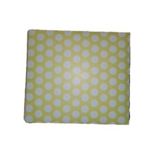 Scrapbook Album 8 x 8 Photo 10 Top Loading Filled With 20 Papers Dots Circles