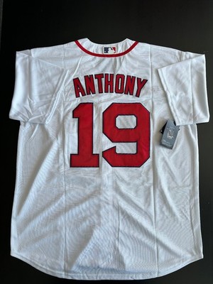 Roman Anthony #19 Men's Boston Red Sox White Flex Jersey LARGE - NWT