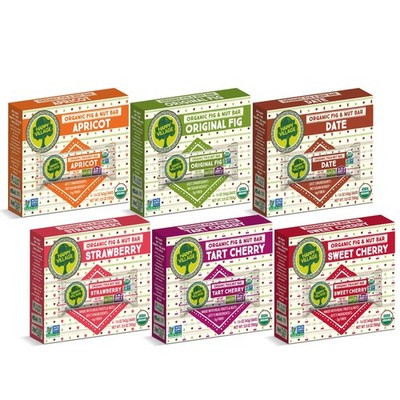Organic Fig & Nut Bars, VARIETY (24 Pack, 1.4 OZ each), Gluten Free, No Refin...