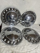 1962-1964 Datsun 1500 Fairlady Roadster 13 Chrome Wheel Cover Hub Caps Set 1962-1964 Datsun 1500 Fairlady Roadster 13 Chrome Wheel Cover Hub Caps Set