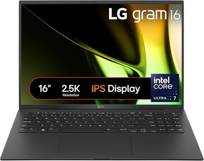 LG gram 16 16Z90S-G.AA78A1 16''-Laptop   Intel  Core Ultra 7, 1 TB SSD   grau