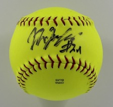 Nijaree Canady Autographed Signed Softball Texas Tech Red Raiders Softball Proof