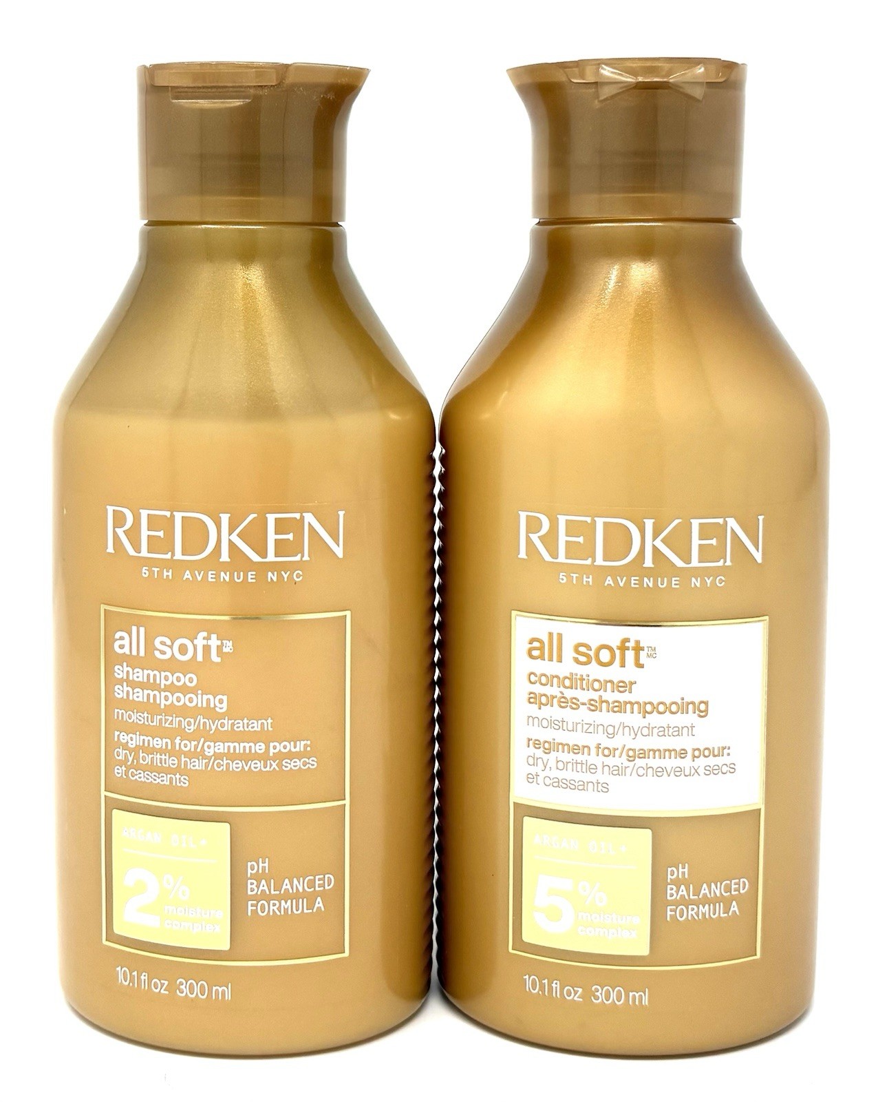 Redken All Soft Shampoo and Conditioner Set 10.1oz(300ml)
