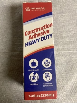Construction Adhesive Heavy Duty, Cement Glue for Most Materials