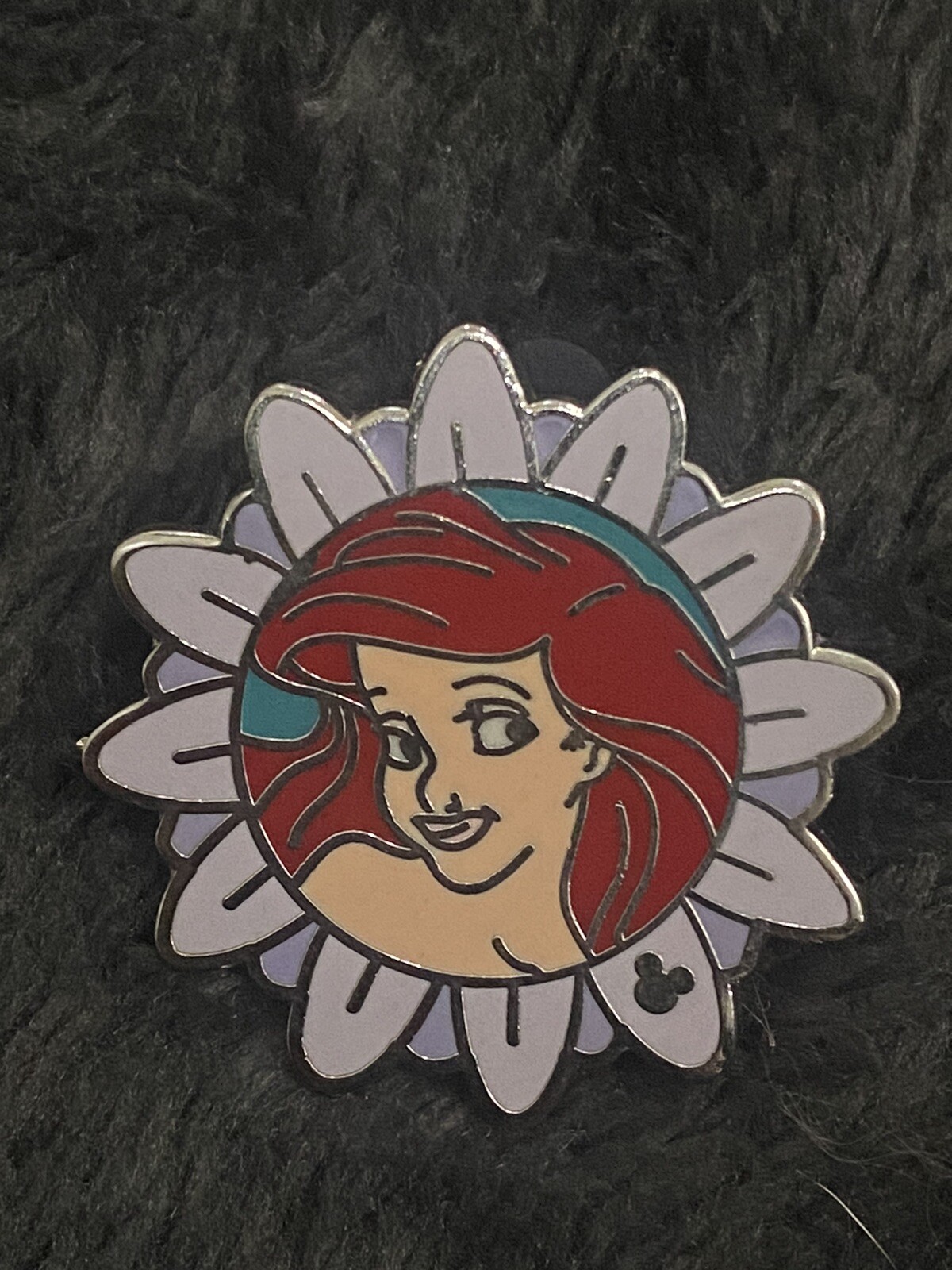 WDW - Hidden Mickey 2011 Ariel Flower Disney Pin 85544