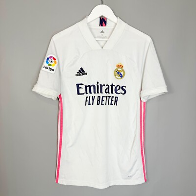 REAL MADRID 2020/2021 HOME FOOTBALL SHIRT JERSEY ADIDAS SIZE S #8