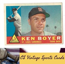 1960 Topps #485 Ken Boyer