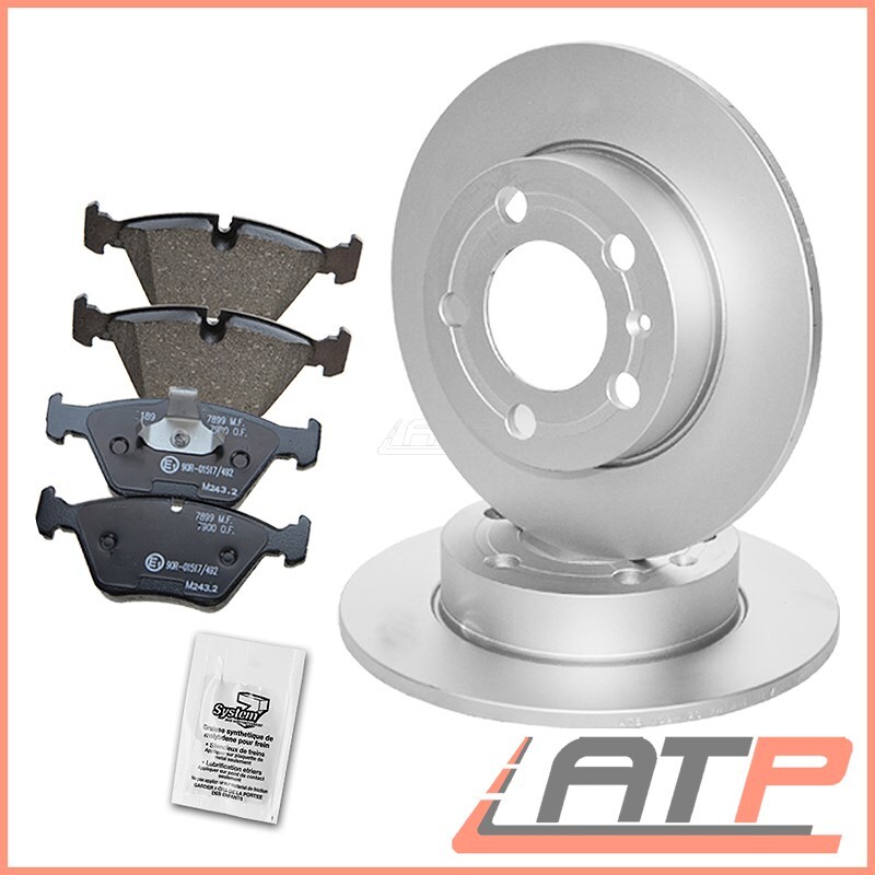 BRAKE DISC SET SOLID Ø280 REAR+PADS FOR FORD CMAX MK 2 10 KUGA 2 13