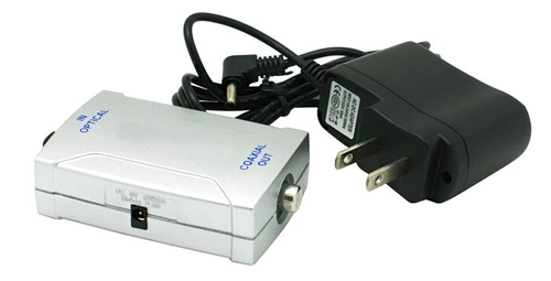 Optical Toslink To Coaxial RCA Jack Digital Audio Converter Adapter - Picture 2 of 9