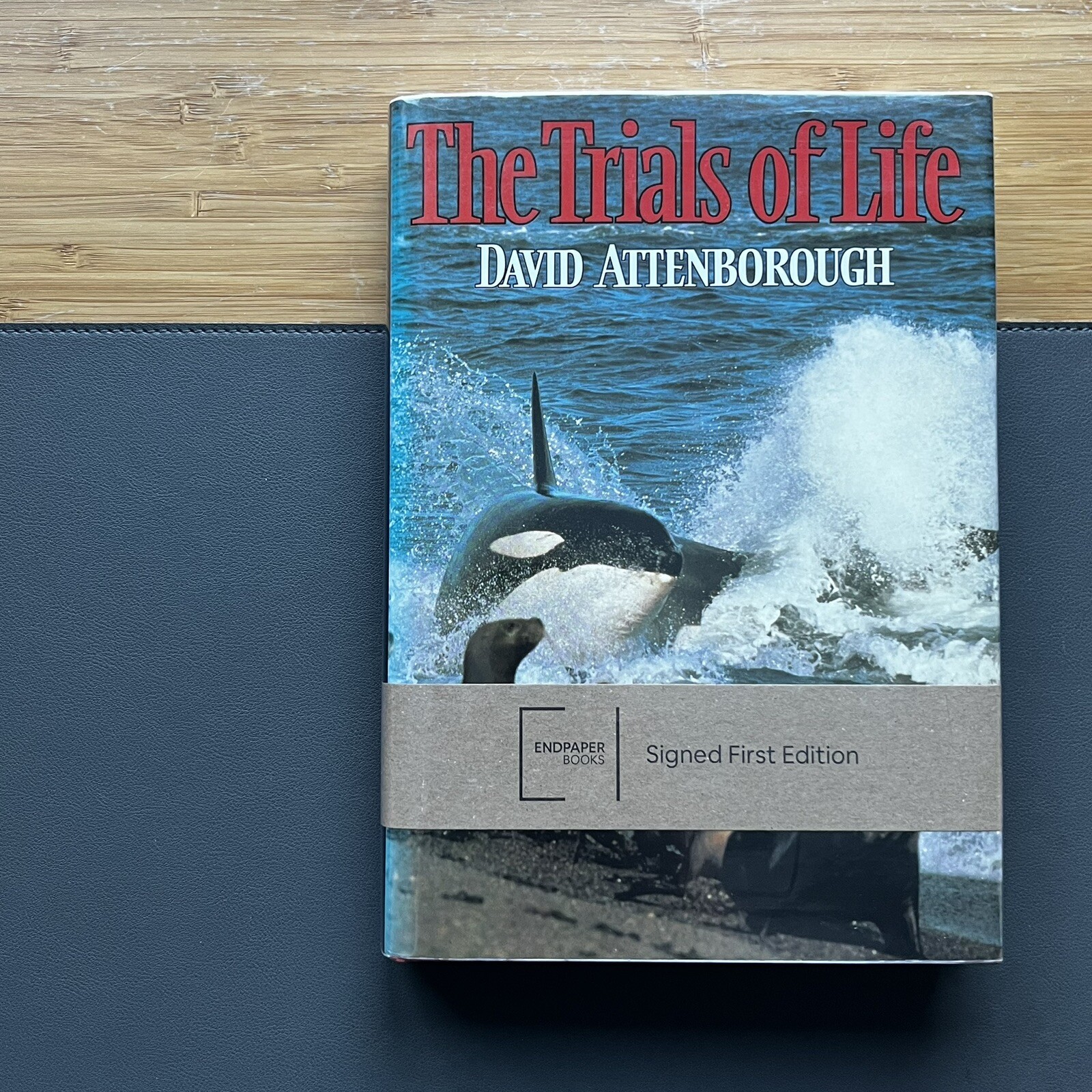 The Trials of Life | Signed by Sir David Attenborough | First Edition (UK) 1990