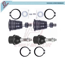 4x Front Upper Lower Ball Joints Fits 2009-10 Dodge Ram 1500 2011-2018 Ram 1500