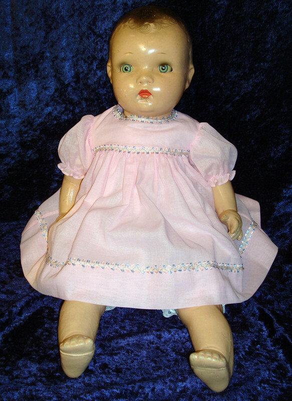 Sweet Batiste Cotton Baby Doll Dress w/Vintage Trim in Three