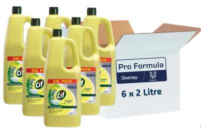 Cif Pro-Formula Lemon Cream Cleaner 2L | Professional Kitchen & Washroom