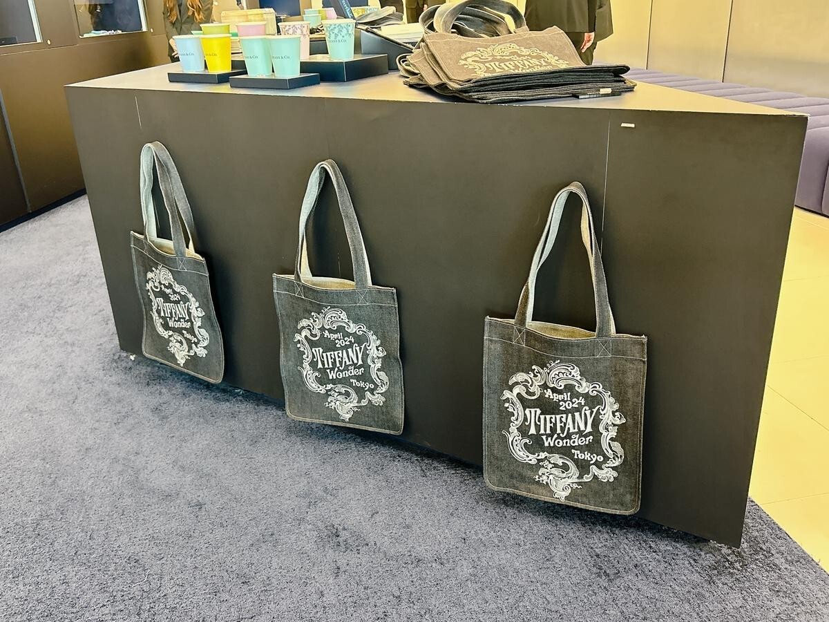 TIFFANY Wonder Tokyo Exibition Okayama Denim Tote Bag 2024