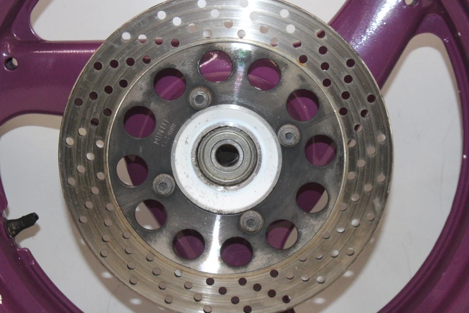 1993 SUZUKI GS500E OEM REAR BACK WHEEL RIM - Image 2 of 4