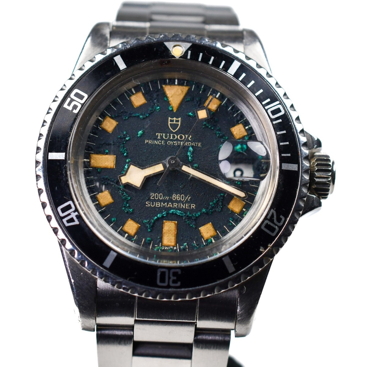 Tudor Submariner 9411/0 Snowflake Black Heavy Patina Tudor Submariner 9411/0 Snowflake Black Heavy Patina