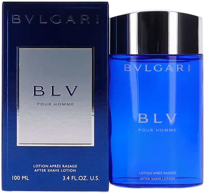 BLV Pour Homme By Bvlgari For Men After Shave Splash 3.4oz New