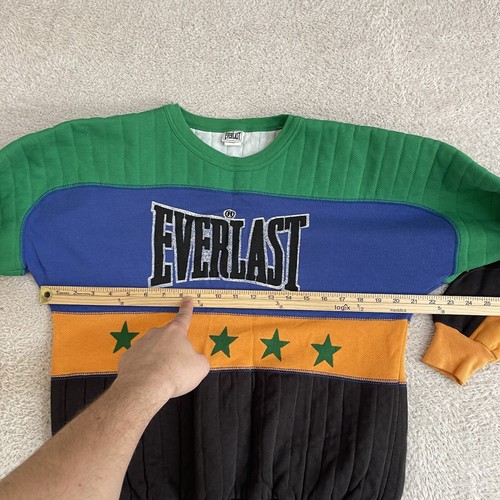 Vintage Everlast Crewneck Sweatshirt Mens Medium Union Square NYC Gym Boxing USA - Picture 8 of 12