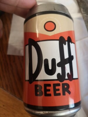 The Simpsons Duff Beer Dice Game - Can & 5 Dice 