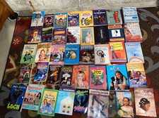 Lot of 100 mixed Children's Chapter Cline Books Scholastic classroom Yearling