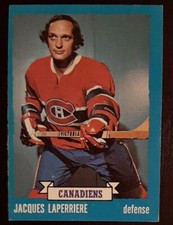 1973 Topps Jacques Laperriere Canadiens NM+ #137 Hockey Card