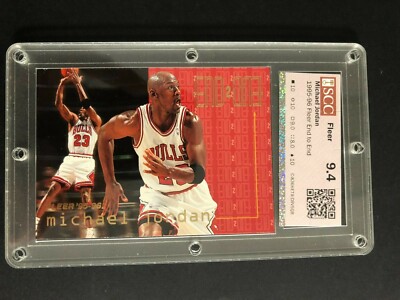 Michael Jordan card Fleer 1995/96 #478 SCC 9,4 Bvg - Psa - Top