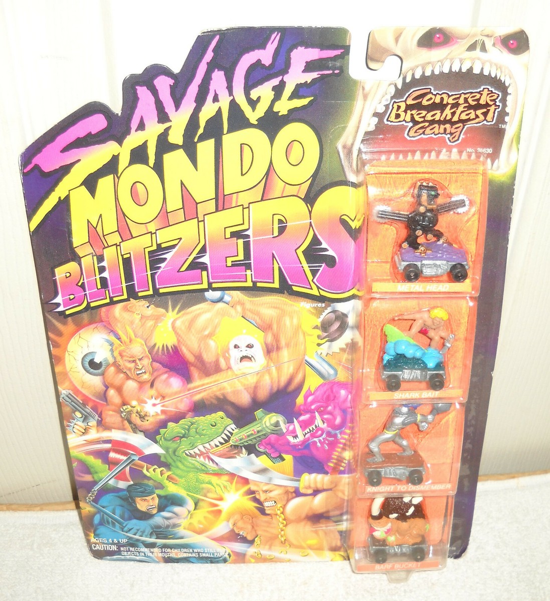 1721 NRFC Vintage Kenner Savage Mondo Blitzers Concrete Breakfast