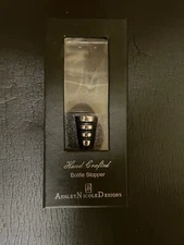 Ashey Nicole Designs Wine Bottle Stopper Initial “M”