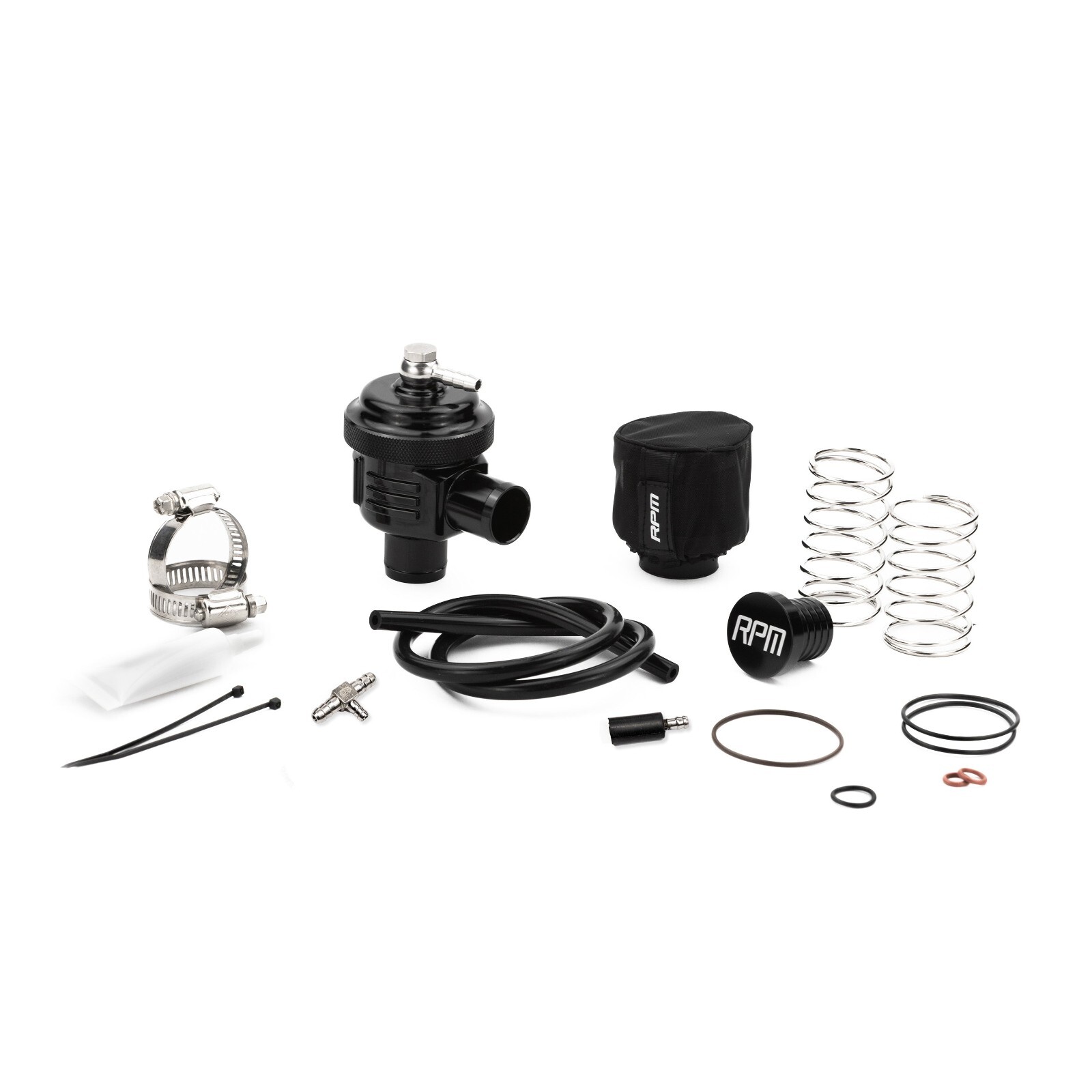 RPM Black Blow Off Valve Kit for Can-Am Maverick R X rs with Smart-Shox 2024-25