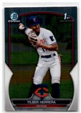 2023 Bowman #BCP-86 Yilber Herrera Chrome Prospects Minnesota Twins
