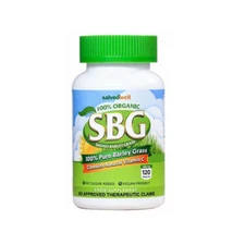 SBG Salveo Barley Grass 100% Pure & Organic Barley & Pure Health -120 Capsules