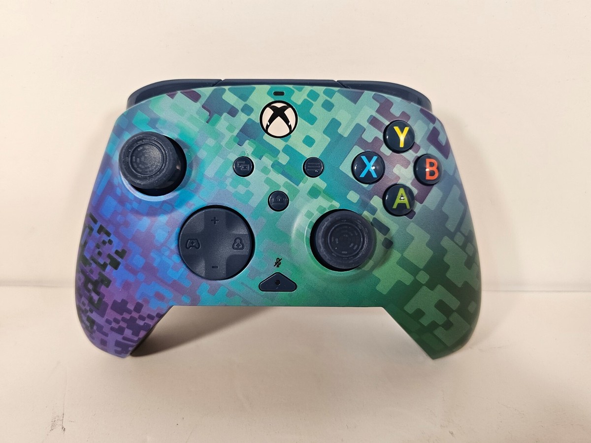 REMATCH Advanced WIRED Controller Glitch Green For Xbox