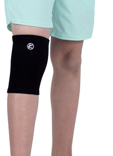 Kids Knee Compression Sleeve - Support for Sports & Recovery (Black)