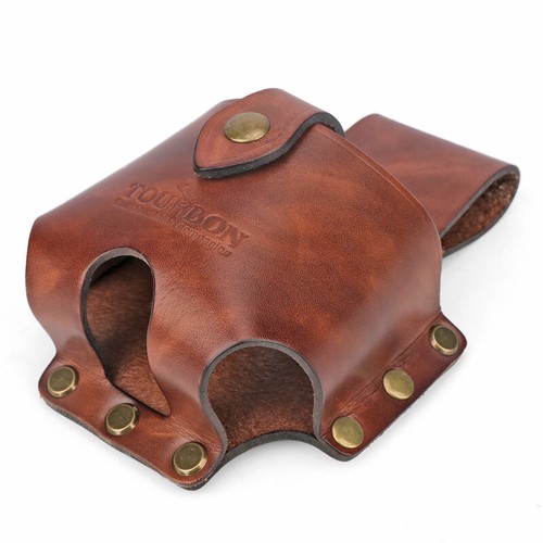 TOURBON Leather Tape Measuring Holder Case Tool Carrier Belt Holster Pouch - Picture 14 of 23