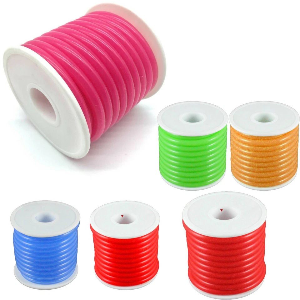 NEW 1Roll 16 ft Multi-Color Silicone RC Nitro Fuel Line Tubing D5.2xø2.5 - Image 2 of 4