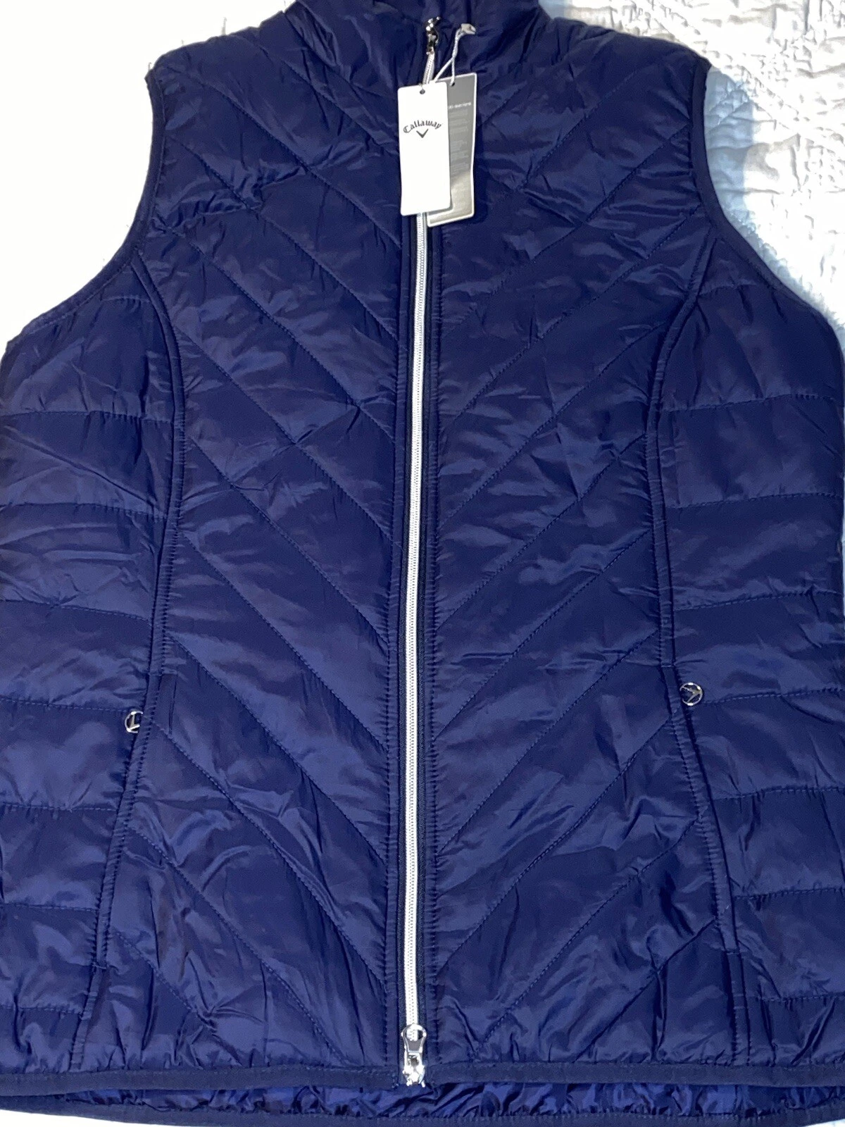 Callaway Puffer Vest Peacoat Blue Men’s Sz M