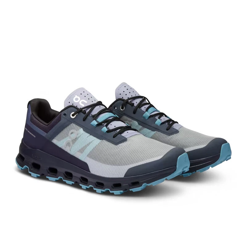New Men s ON CLOUDVISTA Navy Wash Trail Running Shoes US Size
