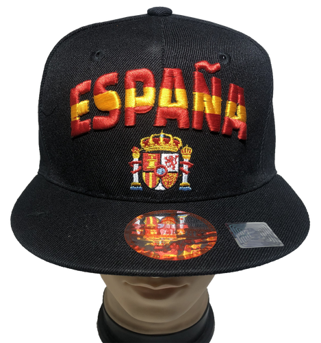 España Flag ESPANA Embroidered Hip Hop Snapback Cap Adjustable Baseball Hats LOT - 第 5/13 張圖片