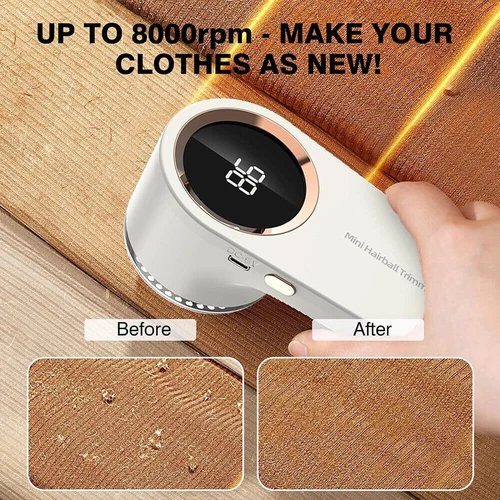 Electric Lint Remover Rechargeable Bobble Remover Fabric Shaver for Clothes NEW - Picture 4 of 18