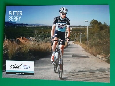 CYCLING cycling card PIETER SERRY team ETIXX QUICK STEP 2015