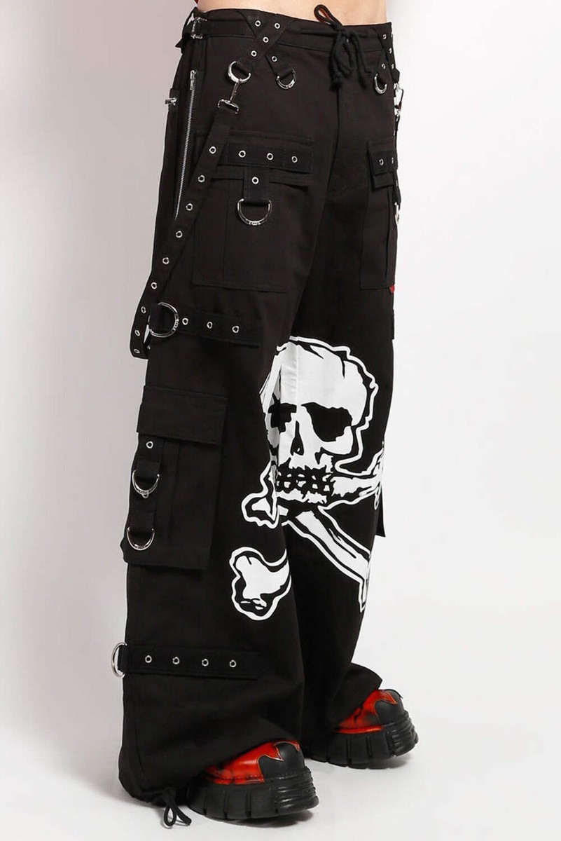 tripp nyc 00s カーゴパンツ ボンテージ スカルスタッズ Tripp NYC Mega Skull Pants [BLACK/WHITE] | eBay