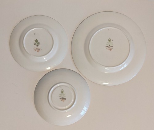 Wedgwood Appledore 8.25" Salad Plate, 6" Bread Plate And Saucer - Picture 7 of 10